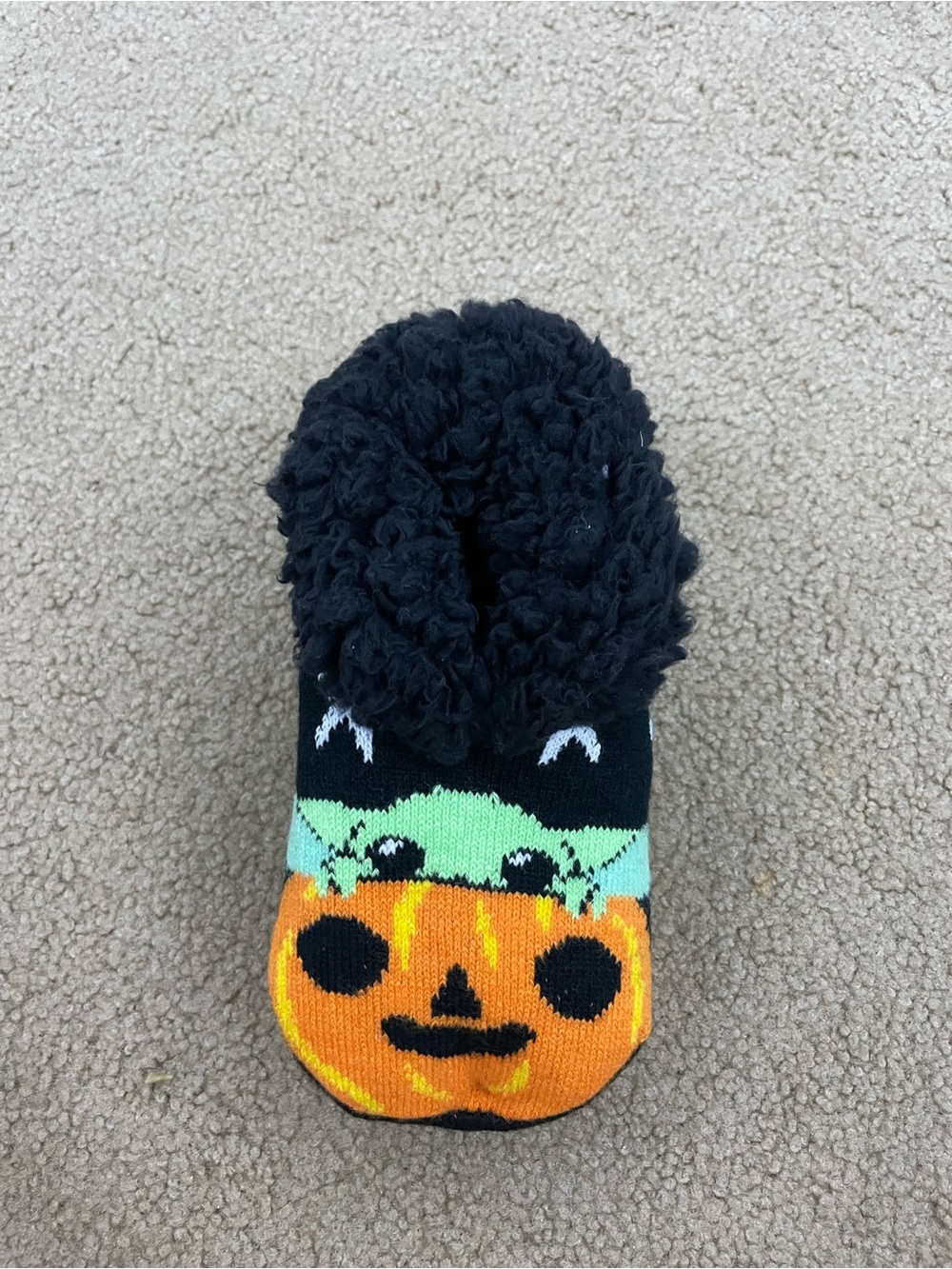 Disney Star Wars The Mandalorian Baby Yoda Grogu Halloween Slipper Socks 4-10